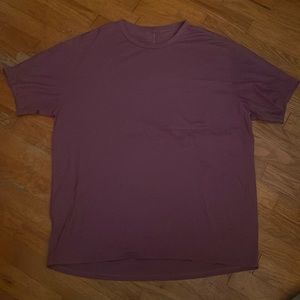 lululemon men’s dryfit shirt with chest pocket. burgundy.